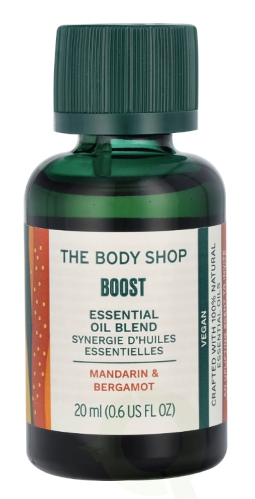The Body Shop Boost eterisk oljeblanding 20 ml mandarin og bergamott i gruppen HELSE OG SKJØNNHET / Hudpleie / Kroppspleie / Kroppsolje hos TP E-commerce Nordic AB (C56366)