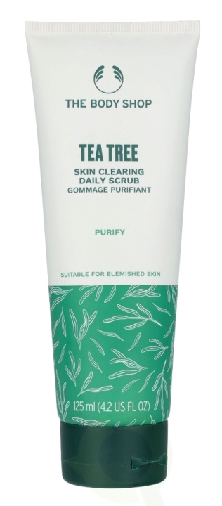 The Body Shop Tea Tree Skin Clearing Daily Scrub 125 ml for fet/uren hud i gruppen HELSE OG SKJØNNHET / Hudpleie / Ansikt / Skrubb/peeling hos TP E-commerce Nordic AB (C56390)