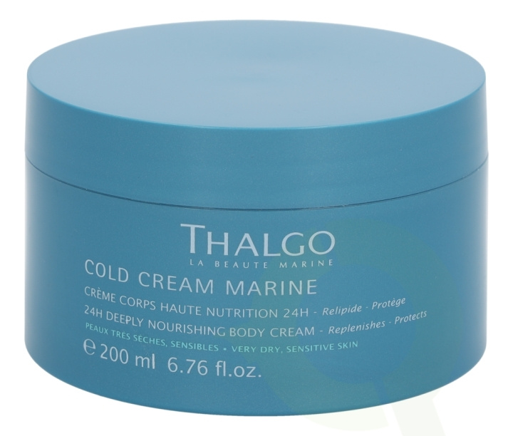 Thalgo Cold Cream Marine Deeply Nourishing Body Cream 200 ml 24H - Dry Sensitive Skin i gruppen HELSE OG SKJØNNHET / Hudpleie / Kroppspleie / Body lotion hos TP E-commerce Nordic AB (C56428)