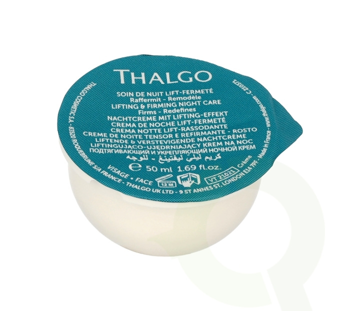 Thalgo Silicium Lifting & Firming Night Care - Refill 50 ml i gruppen HELSE OG SKJØNNHET / Hudpleie / Ansikt / Nattkrem hos TP E-commerce Nordic AB (C56514)