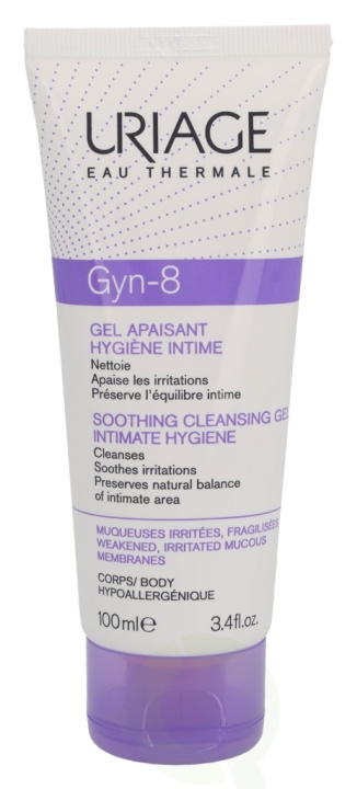 Uriage Gyn-8 Soothing Cleansing Gel 100 ml i gruppen HELSE OG SKJØNNHET / Hudpleie / Kroppspleie / Bad- og dusjkrem hos TP E-commerce Nordic AB (C56522)