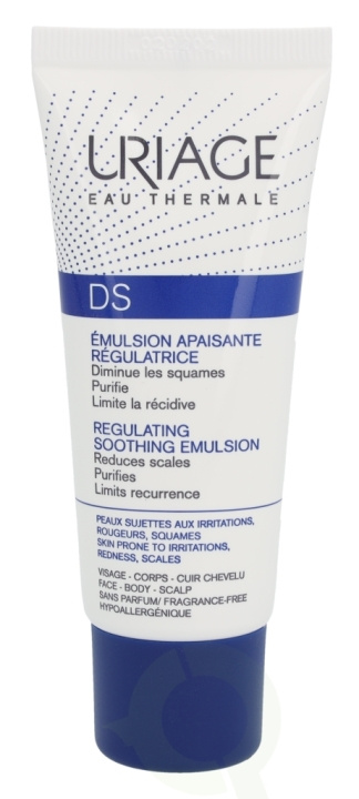 Uriage D.S. Emulsion 40 ml Reduces Scales/Face, Body & Scalp i gruppen HELSE OG SKJØNNHET / Hudpleie / Kroppspleie / Body lotion hos TP E-commerce Nordic AB (C56529)