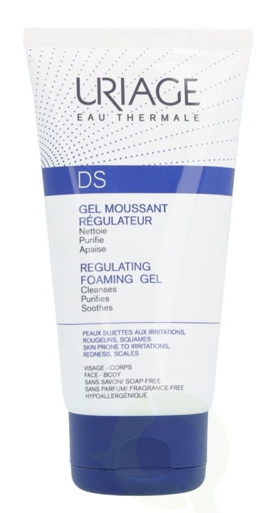 Uriage D.S. Gel Regulating Foaming Gel 150 ml i gruppen HELSE OG SKJØNNHET / Hudpleie / Kroppspleie / Bad- og dusjkrem hos TP E-commerce Nordic AB (C56530)