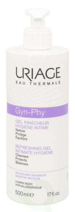 Uriage Gyn-Phy Intimate Hygiene Refreshing Gel 500 ml i gruppen HELSE OG SKJØNNHET / Hudpleie / Kroppspleie / Bad- og dusjkrem hos TP E-commerce Nordic AB (C56551)