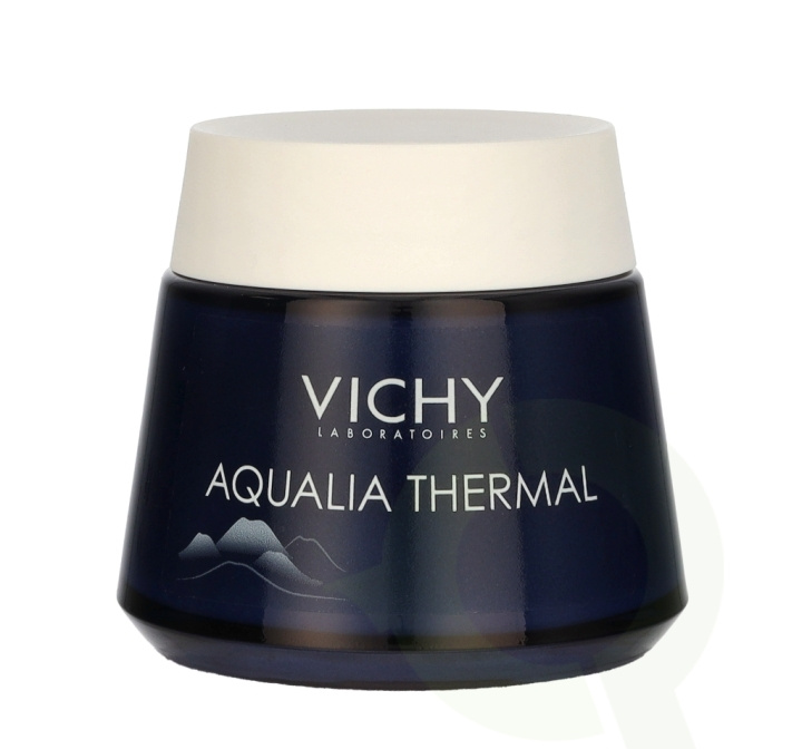 Vichy Aqualia Thermal Night Spa Gel-Creme 75 ml Met Hyaluronzuur & Ginkgo-Extract i gruppen HELSE OG SKJØNNHET / Hudpleie / Ansikt / Ansiktskrem hos TP E-commerce Nordic AB (C56612)
