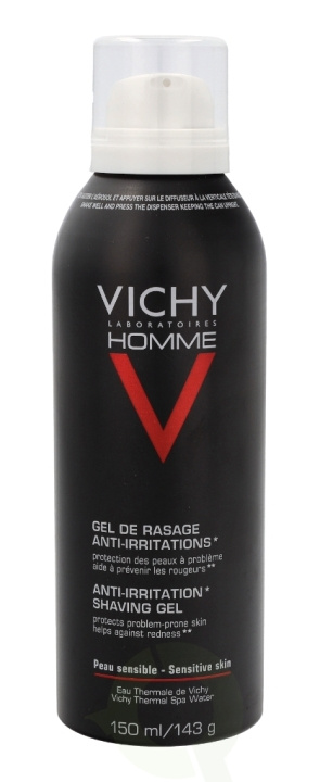 Vichy Sensi Shave Anti-Irritation Shaving Gel 150 ml Sensitive Skin i gruppen HELSE OG SKJØNNHET / Hår & styling / Barbering og trimming / Barberhøvler og tilbehør hos TP E-commerce Nordic AB (C56623)