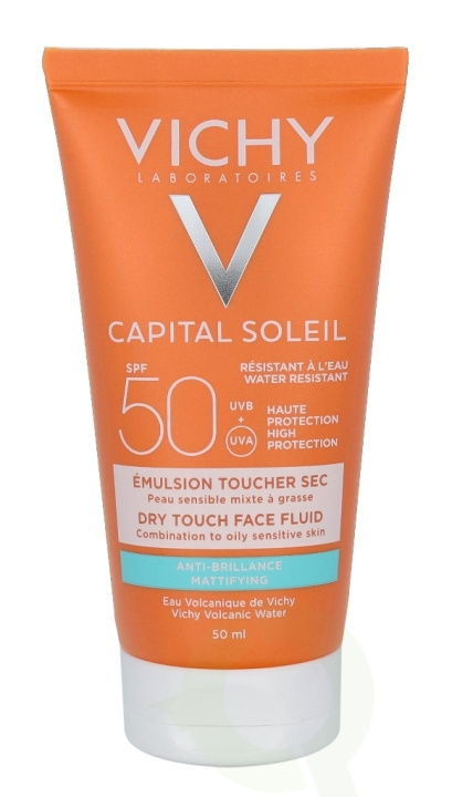 Vichy Ideal Soleil SPF50 Face Emulsion Dry Touch 50 ml i gruppen HELSE OG SKJØNNHET / Hudpleie / Soling / Solkrem hos TP E-commerce Nordic AB (C56634)