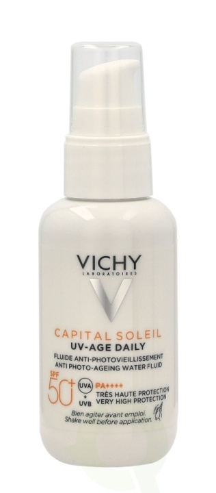 Vichy Capital Soleil UV-Age Daily SPF50+ 40 ml i gruppen HELSE OG SKJØNNHET / Hudpleie / Soling / Solkrem hos TP E-commerce Nordic AB (C56671)
