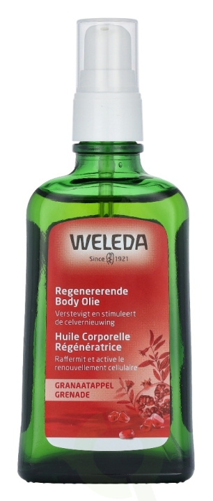 Weleda Pomegranate Regenerating Body Oil 100 ml i gruppen HELSE OG SKJØNNHET / Hudpleie / Kroppspleie / Kroppsolje hos TP E-commerce Nordic AB (C56683)