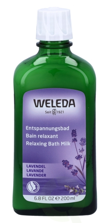 Weleda Lavender Relaxing Bath Milk 200 ml i gruppen HELSE OG SKJØNNHET / Hudpleie / Kroppspleie / Bad- og dusjkrem hos TP E-commerce Nordic AB (C56688)