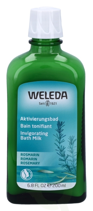 Weleda Rosmarin oppkvikkende bademelk 200 ml i gruppen HELSE OG SKJØNNHET / Hudpleie / Kroppspleie / Bad- og dusjkrem hos TP E-commerce Nordic AB (C56733)