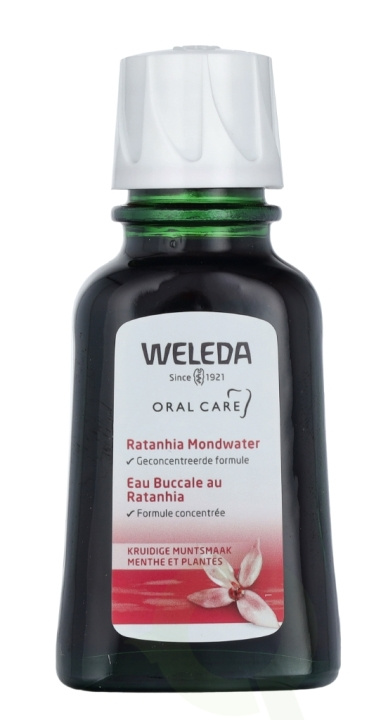 Weleda Ratanhia Mouthwash 50 ml i gruppen HELSE OG SKJØNNHET / Munnpleie / Whiteningprodukter hos TP E-commerce Nordic AB (C56765)