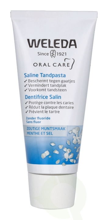 Weleda Salt Toothpaste 75 ml i gruppen HELSE OG SKJØNNHET / Munnpleie / Whiteningprodukter hos TP E-commerce Nordic AB (C56768)