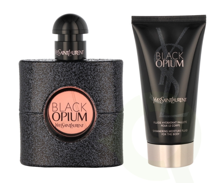 Yves Saint Laurent YSL Black Opium Giftset 100 ml EDP 50 ml/Body Lotion 50 ml/Travel Selection i gruppen HELSE OG SKJØNNHET / Gavesett / Gavesett for henne hos TP E-commerce Nordic AB (C56823)