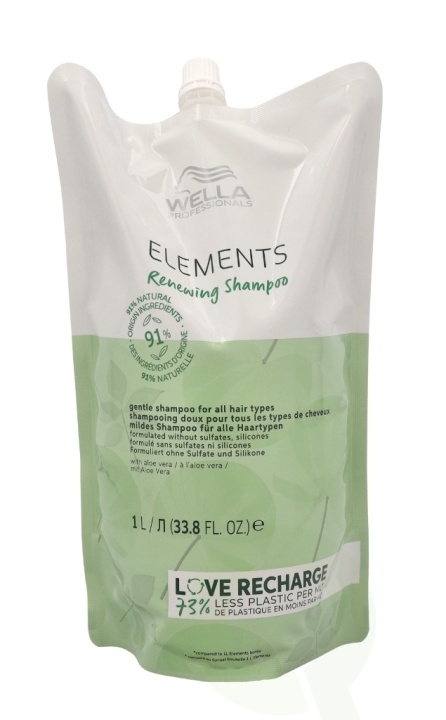 WELLA Elements - Renewing Shampoo Refill 1000 ml i gruppen HELSE OG SKJØNNHET / Hår & styling / Hårpleie / Sjampo hos TP E-commerce Nordic AB (C56828)