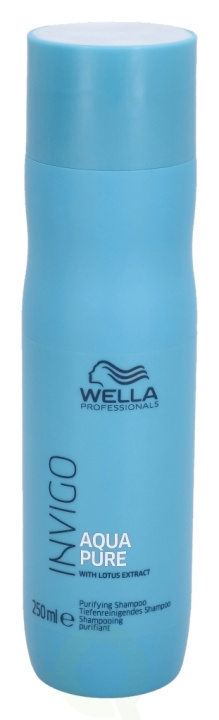 WELLA Invigo - Balance Aqua Pure Purifying Shampoo 250 ml med lotusekstrakt i gruppen HELSE OG SKJØNNHET / Hår & styling / Hårpleie / Sjampo hos TP E-commerce Nordic AB (C56848)