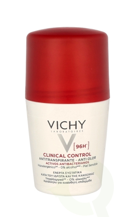 Vichy Clinical Control 96H Detranspirant Roller 50 ml i gruppen HELSE OG SKJØNNHET / Duft og parfyme / Deodorant / Deo for henne hos TP E-commerce Nordic AB (C56881)