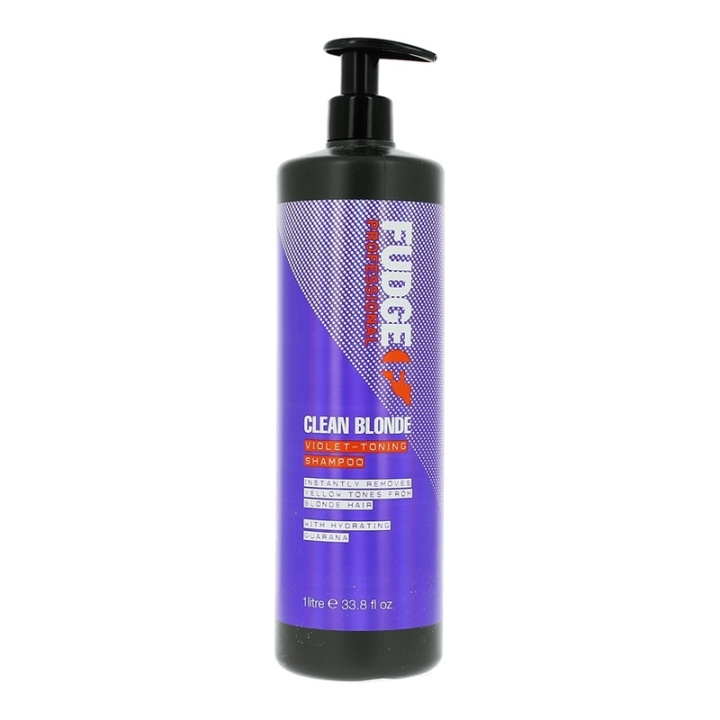 Fudge Clean Blonde Violet-Toning Shampoo 1000 ml i gruppen HELSE OG SKJØNNHET / Hår & styling / Hårpleie / Sjampo hos TP E-commerce Nordic AB (C56985)
