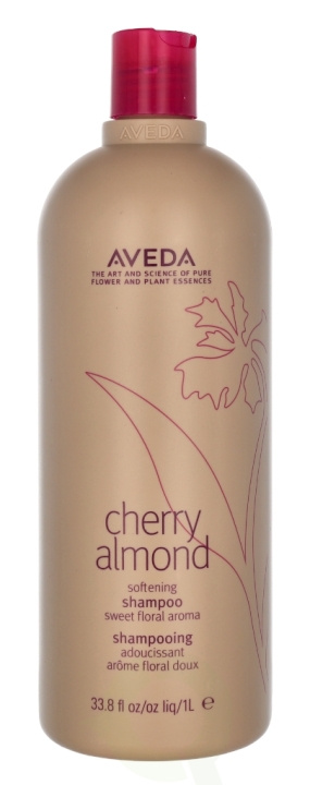 Aveda Cherry Almond Softening Shampoo 1000 ml Sweet Floral Aroma i gruppen HELSE OG SKJØNNHET / Hår & styling / Hårpleie / Sjampo hos TP E-commerce Nordic AB (C57047)