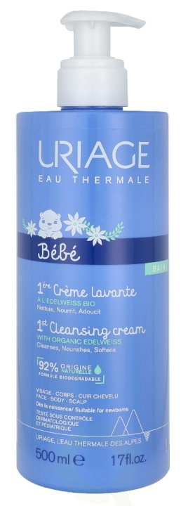 Uriage Bebe 1st Cleansing Cream 500 ml i gruppen HELSE OG SKJØNNHET / Hudpleie / Ansikt / Ansiktskrem hos TP E-commerce Nordic AB (C57069)