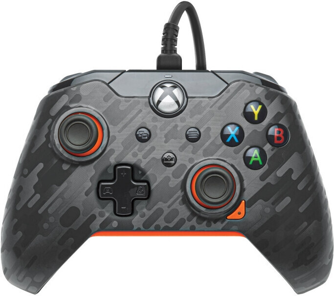 PDP Gaming Wired Controller - Atomic Carbon, PC / Xbox i gruppen Elektronikk / TV-spill & tilbehør / Xbox Series X hos TP E-commerce Nordic AB (C57196)