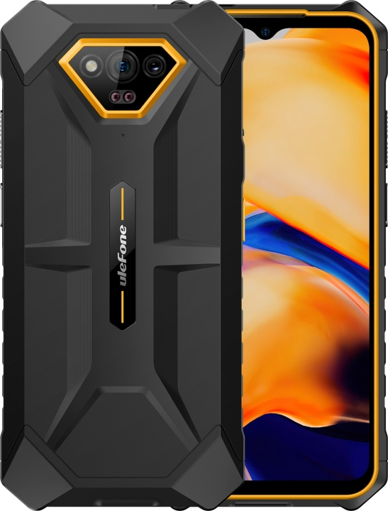 Ulefone Armor X13-telefon, 64/6 GB, svart/oransje i gruppen SMARTTELEFON & NETTBRETT / Mobiltelefoner & smartphones hos TP E-commerce Nordic AB (C57333)