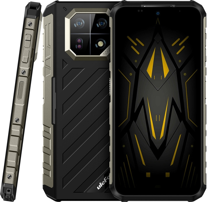 Ulefone Armor 22-telefon, 256/8 GB, svart/oransje i gruppen SMARTTELEFON & NETTBRETT / Mobiltelefoner & smartphones hos TP E-commerce Nordic AB (C57340)