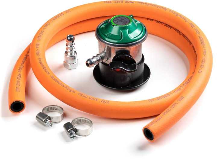 Anton Oliver Max A1 lavtrykksregulator og slange i gruppen HJEM, HUS OG HAGE / Hageprodukter / Griller & Grilltilbehør hos TP E-commerce Nordic AB (C57448)