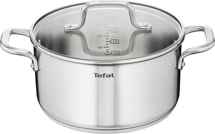 Tefal Virtuoso gryta, 24 cm / 5,3 L, rostfritt stål i gruppen HJEM, HUS OG HAGE / Kjøkkenutstyr / Gryter og kjeler hos TP E-commerce Nordic AB (C57452)