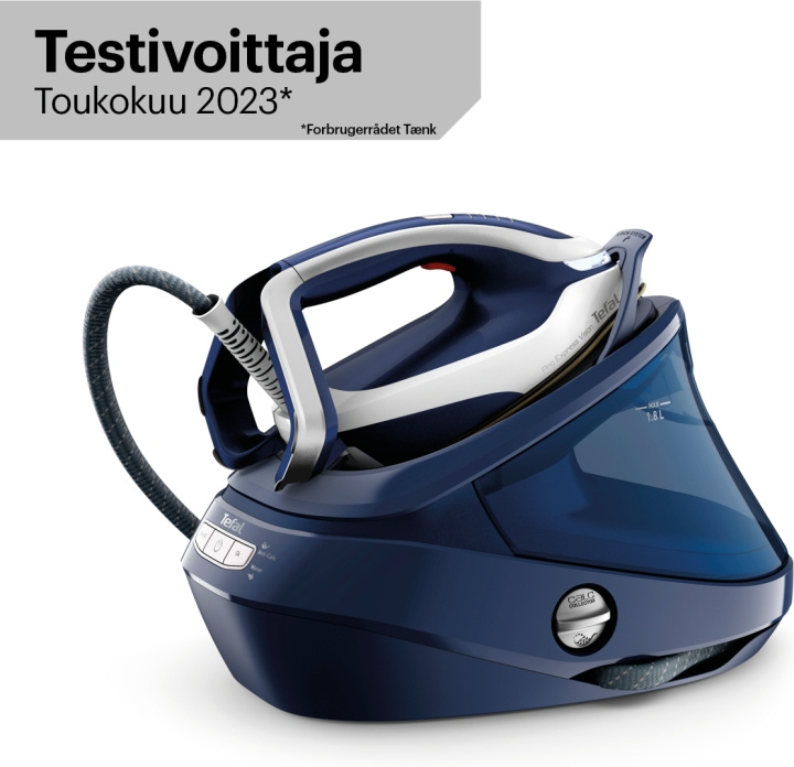 TEFAL Pro Express Vision GV9812E0 steam Blå/vit i gruppen SPORT, FRITID & HOBBY / Hobby / Dampmaskiner / Dampmaskiner hos TP E-commerce Nordic AB (C57457)