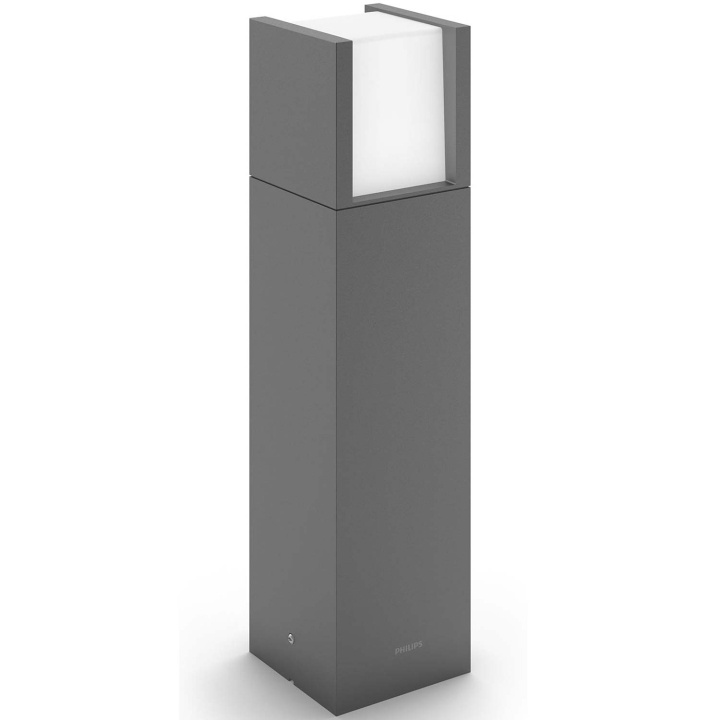 Philips Arbour Sokkel Ultra Efficient LED 3,8W 800lm Antracitt i gruppen HJEM, HUS OG HAGE / El og belysning / Utendørsbelysning / Hagebelysning hos TP E-commerce Nordic AB (C57488)