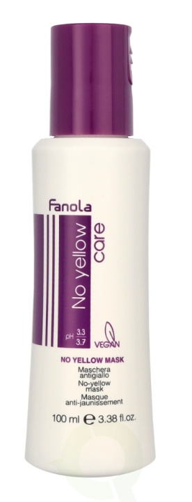 Fanola No Yellow Hair Mask 100 ml i gruppen HELSE OG SKJØNNHET / Hår & styling / Hårpleie / Hårmaske hos TP E-commerce Nordic AB (C57535)