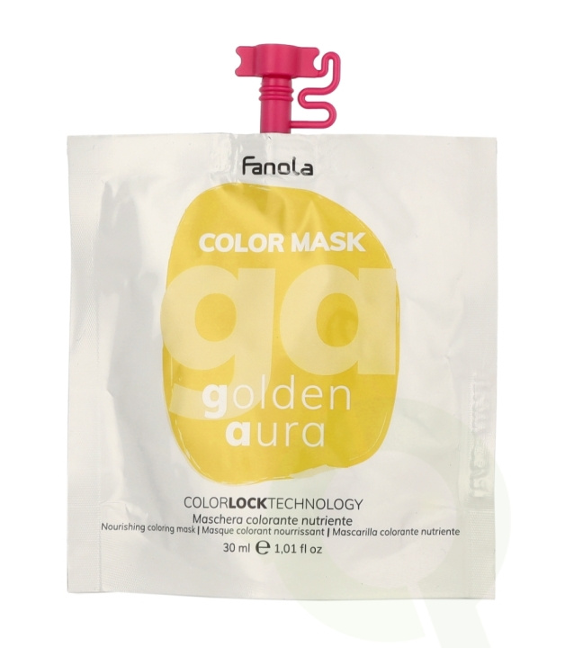 Fanola Color Mask 30 ml Golden Aura i gruppen HELSE OG SKJØNNHET / Hudpleie / Ansikt / Masker hos TP E-commerce Nordic AB (C57556)