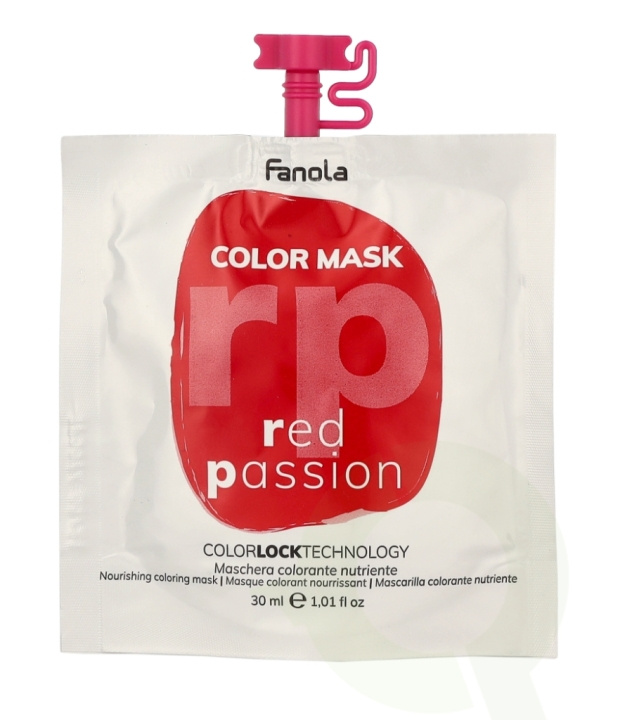Fanola Color Mask 30 ml Red Passion i gruppen HELSE OG SKJØNNHET / Hudpleie / Ansikt / Masker hos TP E-commerce Nordic AB (C57558)