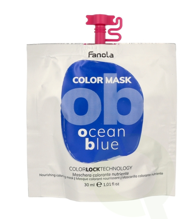 Fanola Color Mask 30 ml Ocean Blue i gruppen HELSE OG SKJØNNHET / Hudpleie / Ansikt / Masker hos TP E-commerce Nordic AB (C57561)