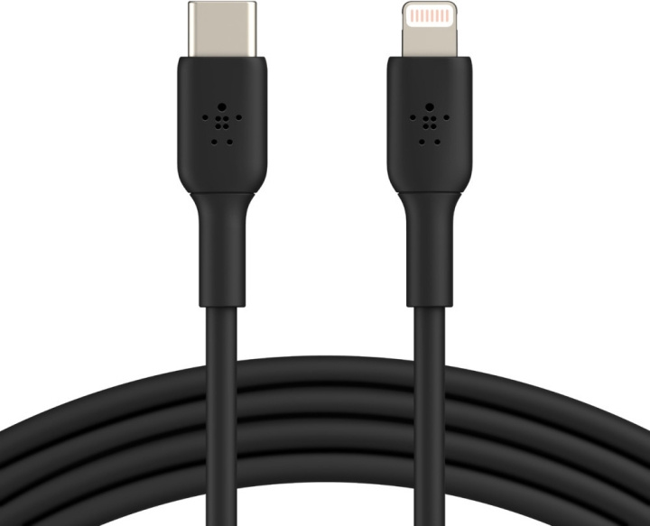 Belkin BOOST CHARGE™ Lightning - USB-C-kabel, 1m, svart i gruppen SMARTTELEFON & NETTBRETT / Ladere og Kabler / Kabler / Kabler Lightning hos TP E-commerce Nordic AB (C57666)