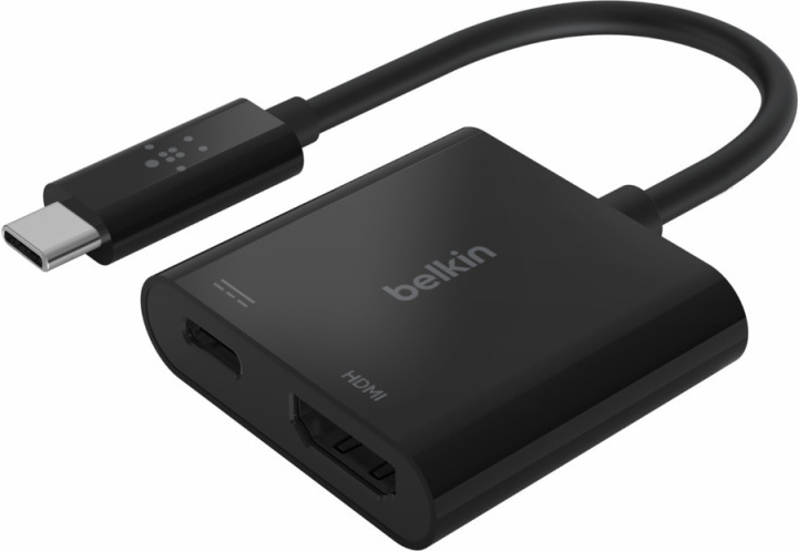 Belkin USB-C® - HDMI® + laddningsadapter i gruppen Elektronikk / Kabler og adaptere / HDMI / Adaptere hos TP E-commerce Nordic AB (C57683)