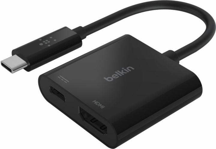 Belkin USB-C® - HDMI® + ladeadapter i gruppen Elektronikk / Kabler og adaptere / HDMI / Adaptere hos TP E-commerce Nordic AB (C57683)