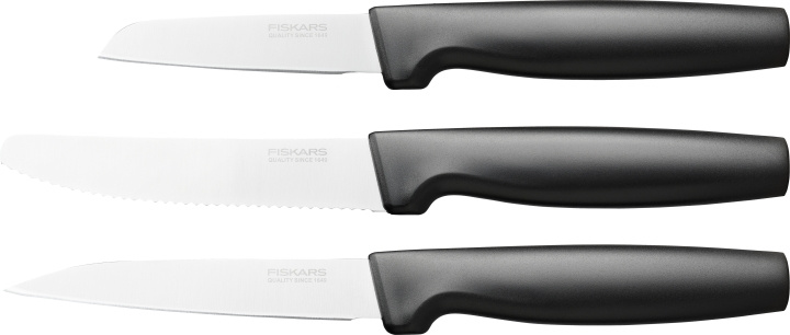 Fiskars Functional Form - knivsett, 3 kniver i gruppen HJEM, HUS OG HAGE / Kjøkkenutstyr / Kjøkkenkniver og knivslipere hos TP E-commerce Nordic AB (C57686)