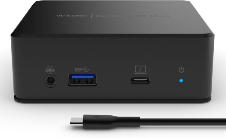 Belkin USB-C-dokkingstasjon med to skjermer - Bridge i gruppen Datautstyr / Bærbare datamaskiner og tilbehør / Dokkingstasjoner hos TP E-commerce Nordic AB (C57689)
