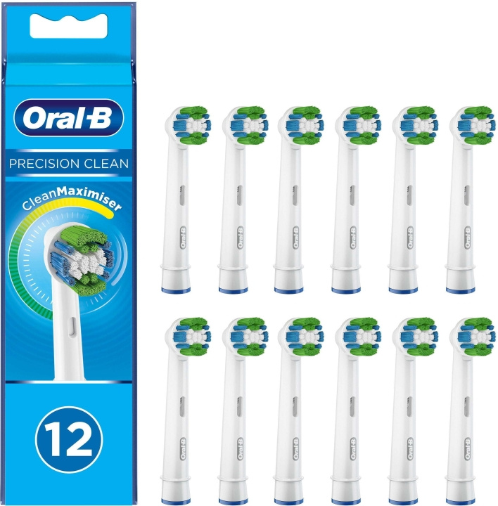 Oral B Precision Clean - børstehoder, 12 stk i gruppen HELSE OG SKJØNNHET / Munnpleie / Elektriske tannbørster tilbehør hos TP E-commerce Nordic AB (C57690)