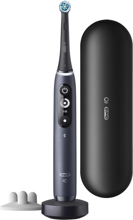 Oral B iO Series 7 - elektrisk tannbørste, svart i gruppen HELSE OG SKJØNNHET / Munnpleie / Elektriske tannbørster hos TP E-commerce Nordic AB (C57704)