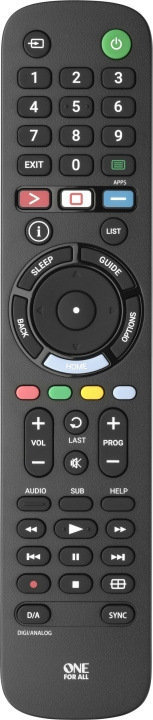 One For All URC 4912 universell fjärrkontroll för Sony TV-apparater i gruppen Elektronikk / Lyd & Bilde / TV og tilbehør / Fjernkontroller hos TP E-commerce Nordic AB (C57707)