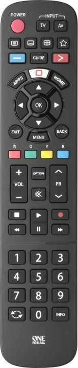 ONE FOR ALL URC 4914 universell fjernkontroll for Panasonic TV i gruppen Elektronikk / Lyd & Bilde / TV og tilbehør / Fjernkontroller hos TP E-commerce Nordic AB (C57733)