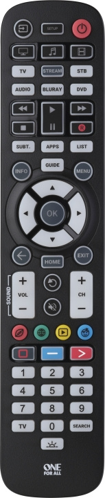 ONE FOR ALL Essential 6 universalfjernkontroll med SteriTouch i gruppen Elektronikk / Lyd & Bilde / TV og tilbehør / Fjernkontroller hos TP E-commerce Nordic AB (C57734)