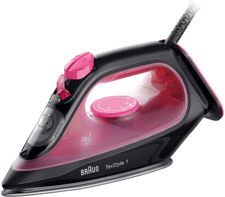 Braun SI1070PU TexStyle 1-strykejern i gruppen HJEM, HUS OG HAGE / Omsorg for klær (Finns inte riktigt något norskt ord för detta...) / Strykejern hos TP E-commerce Nordic AB (C57738)