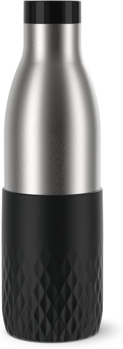Tefal Bludrop Sleeve dricksflaska, 0,7 L, svart/stål i gruppen SPORT, FRITID & HOBBY / Friluftsliv / Termoser og flasker hos TP E-commerce Nordic AB (C57775)