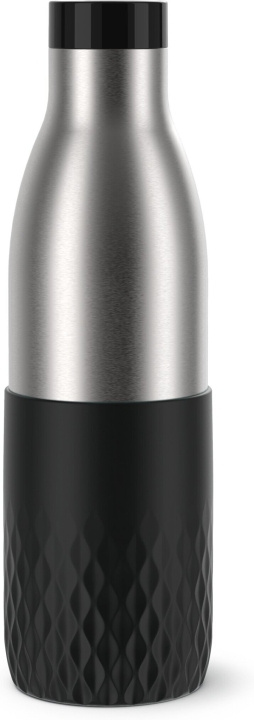 Tefal Bludrop Sleeve drikkeflaske, 0,7 L, svart/stål i gruppen SPORT, FRITID & HOBBY / Friluftsliv / Termoser og flasker hos TP E-commerce Nordic AB (C57775)
