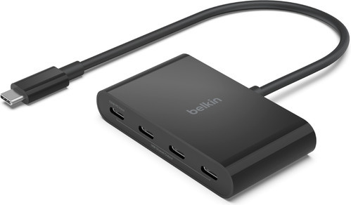 Belkin Koble til USB-C-hub, fire porter i gruppen Datautstyr / Datamaskin Tilbehør / USB-Hubs hos TP E-commerce Nordic AB (C57796)