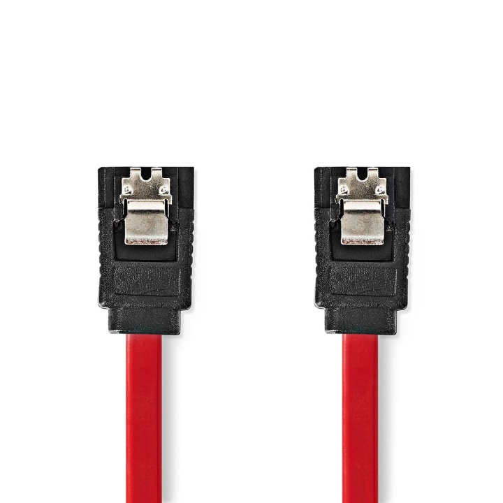 Nedis SATA kabel | 3 Gbps | SATA 7-Pin Hun | SATA 7-Pin Hun | Nikkel belagt | 0.50 m | Flatt | PVC | Rød | Boks i gruppen Datautstyr / Kabler og adaptere / Intern / SATA hos TP E-commerce Nordic AB (C57855)